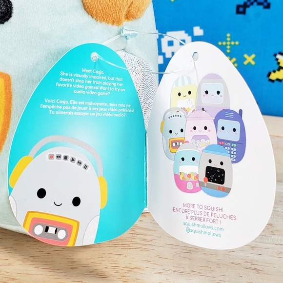Squishmallow Casja the Cassette Player 5" UltraSoft Genuine Music Plush NWT - Picture 11 of 12